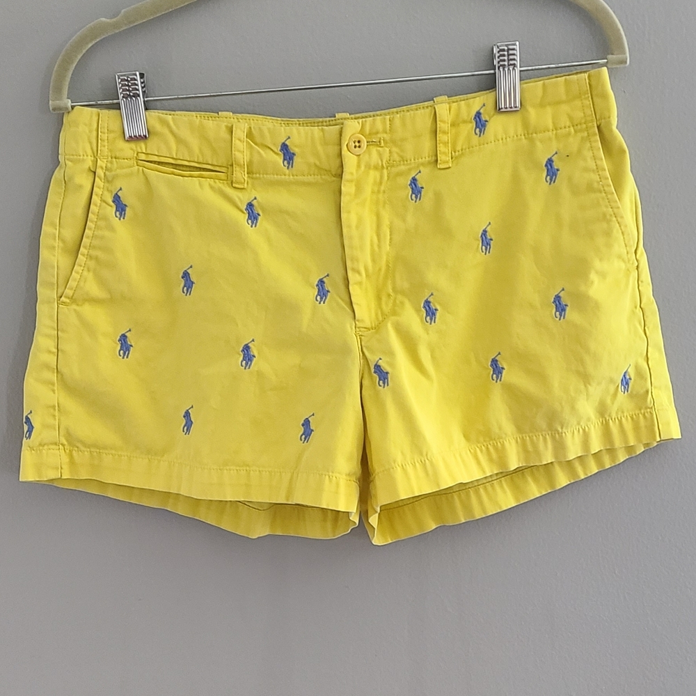 Ralph Lauren Sport 💛 all over print pony‎ shorts 8